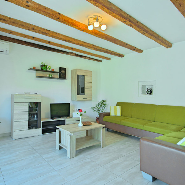 Living room, Villa Mikula, Istrian Villas, with pool, near Barban in Istria, Croatia